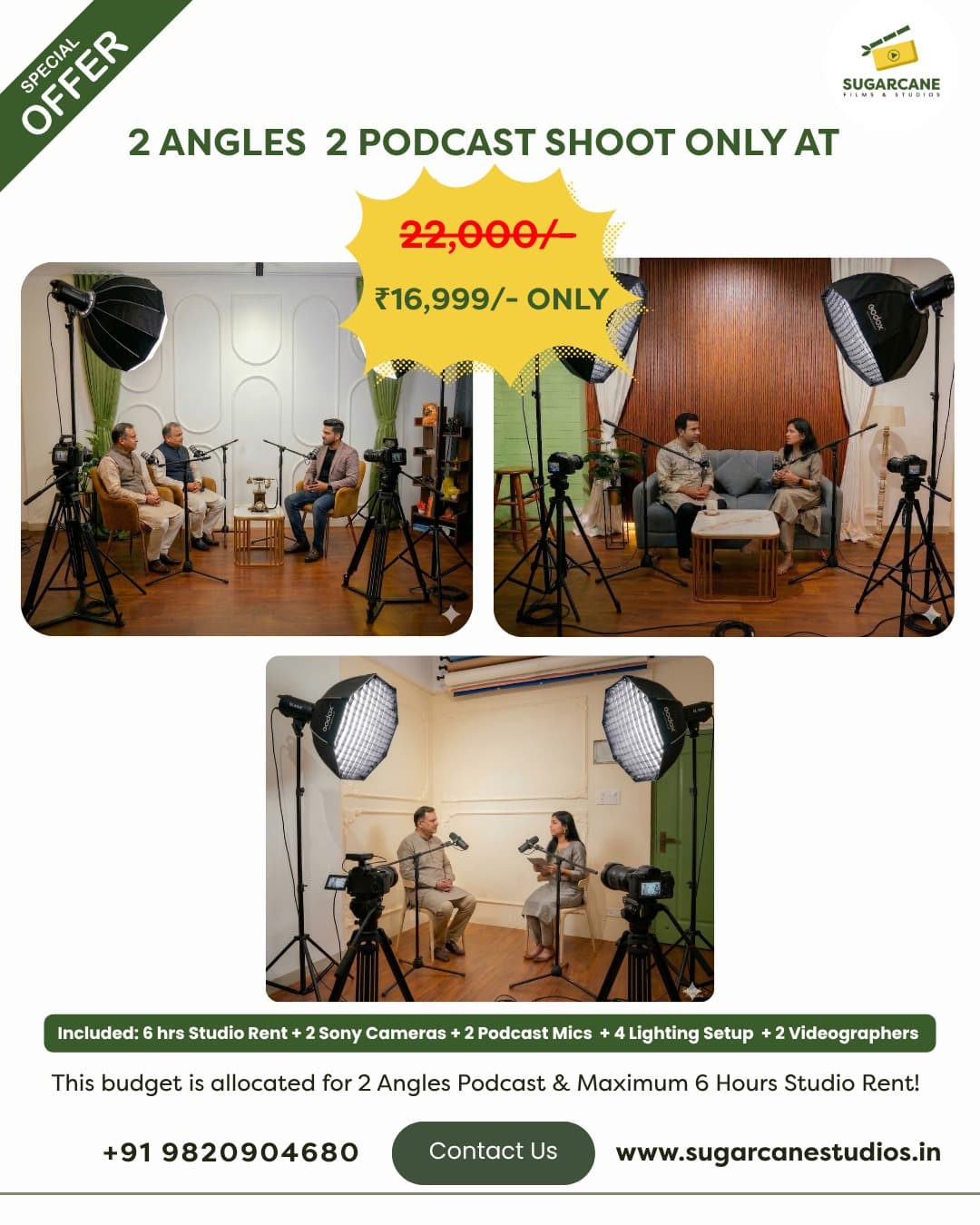 2 Angles / 2 Podcast Shoot