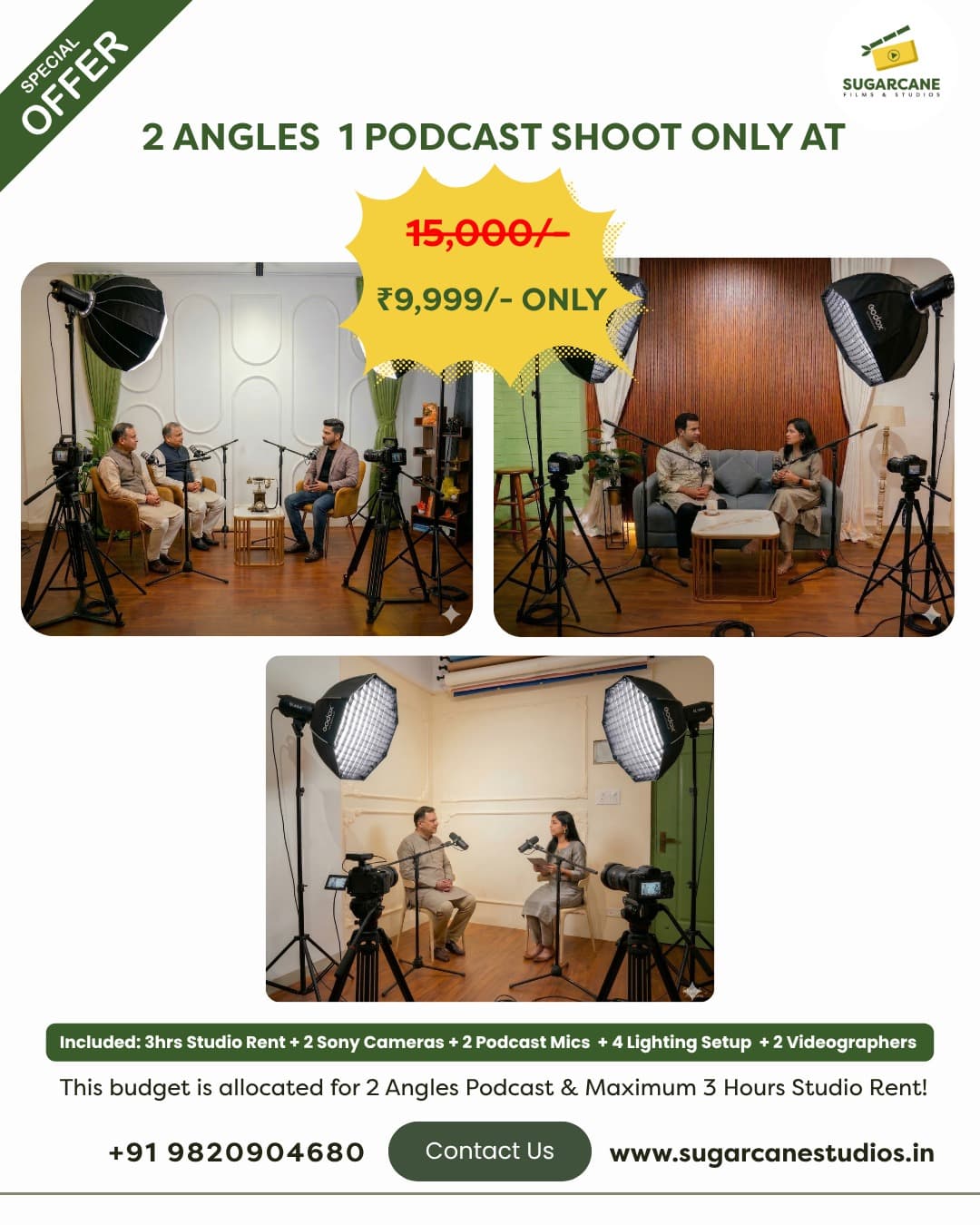 2 Angles / 1 Podcast Shoot