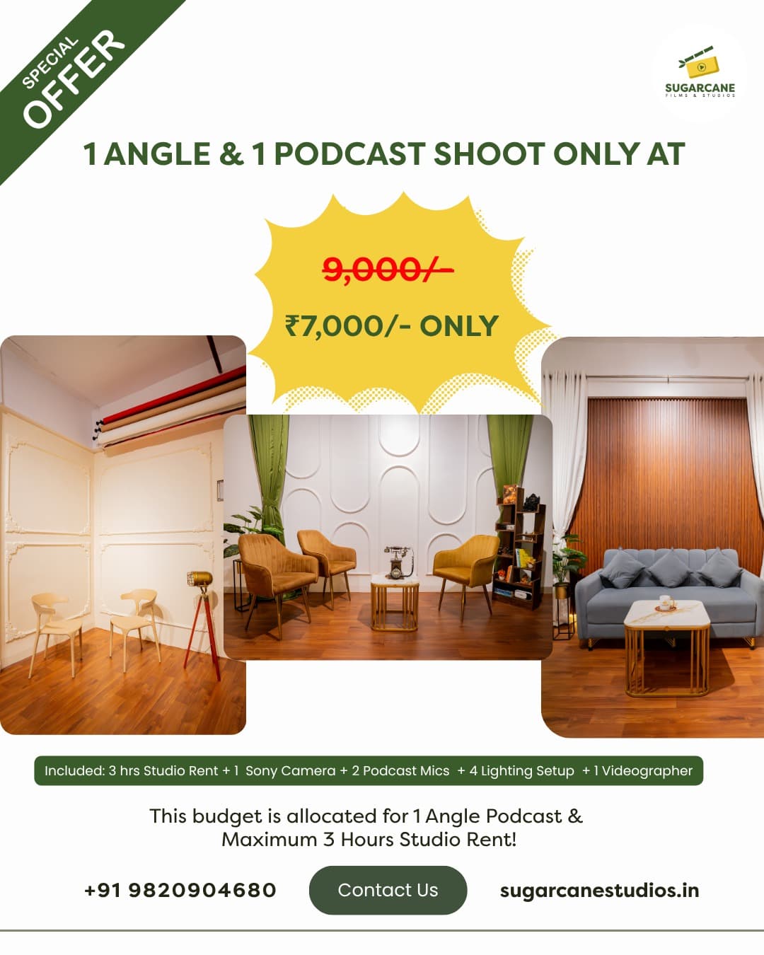 1 Angle / 1 Podcast Shoot
